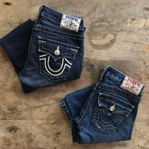 SALE! 🔥True Religion Jeans Bundle - Sz 24 & 25